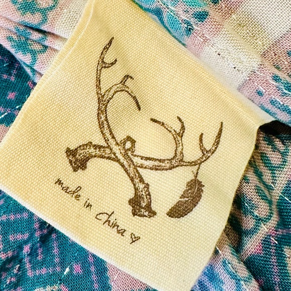 EUC Spell & the Gypsy Collective Sage Oracle Multi Color Bohemian Mini Skirt - Picture 11 of 12